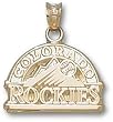 Colorado Rockies Club Logo 1/2" Charm/Pendant