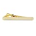 MENDEPOT Classic Bi-tone Plated Tie Clip In Box Gold Tone With Silver Rim Tie Clip
