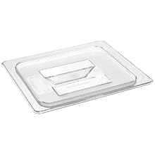 Carlisle 1031007 Clear One-Sixth Size Handled Lid (Case of 6)