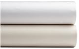 Pike Street 1000-Thread Count Queen Sateen Sheet Set, Ivory