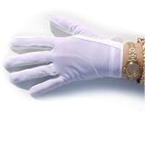 Lady Classic Solar Full Finger Golf Glove White Large RH