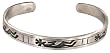 Kokopelli Indian Style Pewter Bracelet