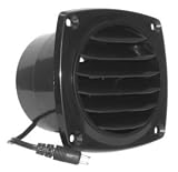 Cabinet Vent w/Power - Black