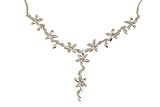 Image of 9ct White Gold PNE1627 Ladies Diamond Necklace