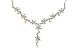 9ct White Gold PNE1627 Ladies Diamond Necklace