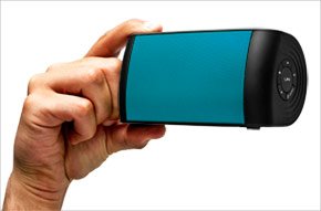 The OontZ with Blue Grille by Cambridge SoundWorks