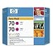 HP 70 Magenta 130 Ml Crtg Twin Pack Use In Desingjet Printers