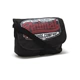 Animal Antone Canvas Shoulder Messenger Bag - Black