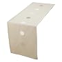 13X72" Spot Tablerunner Cream