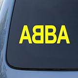 ABBA - Vinyl Car Decal Sticker #A1574 | Vinyl Color: Yellow