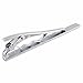 Men Metal Silver Tone Simple Necktie Tie Bar Clasp Clip #01