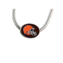 Cleveland Browns Bead Fits Pandora Style Bracelets Like Pandora Chamilia Biagi Zable Troll & More
