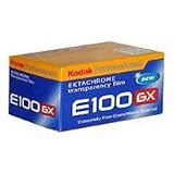 Kodak Ektachrome E100GX Color Slide Film ISO 100, 35mm Size, 36 Exposure, Transparency, Pack of 20, USA