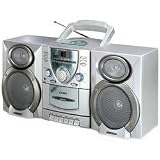 Coby CX-CD400 Mini Hi-Fi System with CD Player, Cassette Deck, and AM/FM Tuner