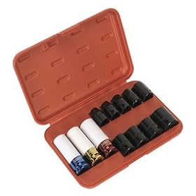 Impact Socket Set 12pc 1/2"Sq Drive Metric