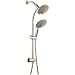 Ana Bath SB2423230CP DRILL-FREE Slide Bar with Handheld Shower and Showerhead Combo Kit, Chrome Plat