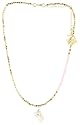 Disney "Little Mermaid" Seashell Pendant Necklace with Pink Beads