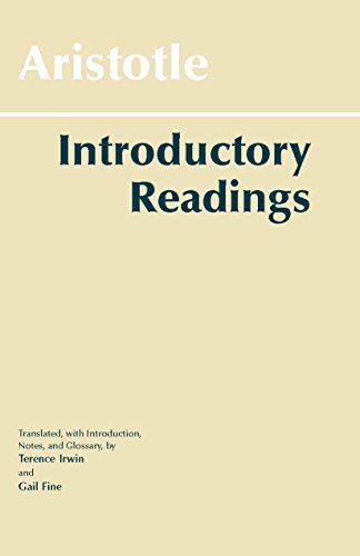 aristotle introductory readings hackett classics