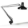 Ledu L445BK Professional Fluorescent/Incandescent Swing Arm, Clamp-on Lamp