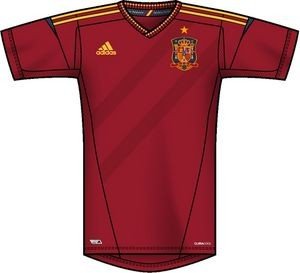 Kindertrikot Spanien Home Jersey Kids EM 2012, Gr. 152