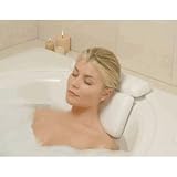 Luxury Comfort LARGE white vinyl & FOAM relaxing NECK spa BATH Pillow hot TUB New