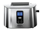 Krups TT6190 Stainless-Steel 800-Watt 2-Slice Digital Toaster
