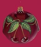 Cherry Ball 3 Ornament - set of 6
