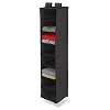 Honey-Can-Do SFT-01246 8-Shelf Hanging Organizer, Black