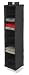 Honey-Can-Do SFT-01246 8-Shelf Hanging Organizer, Black