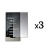 Variety 3 Pack of Premium Reusable Screen Protectors Microsoft Zune HD 16 GB / 32 GB Platinum (Crystal Clear / Mirror / Privacy)