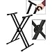 On-Stage Stands Heavy-Duty Deluxe X ERGO-LOK Keyboard Stand