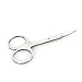 uxcell Stainless Steel Makeup Slim Curved Edge Eyebrow Hair Brow Scissor Cutter Trimmer