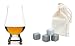 Set of 4 Glencairn Glasses with 9 Whiskey Stones