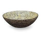 NOVICA Eggshell mosaic centerpiece, 'Galactic Glaciers'