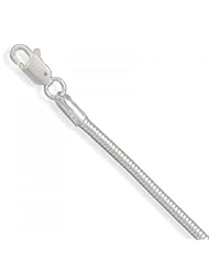 MMA Silver - 30 inch 2.4mm Snake Chain Necklace