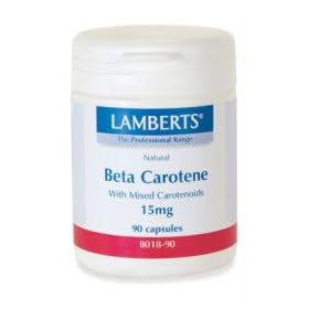 Lamberts Natural Beta Carotene with Mixed Carotenoids 15mg - 90 Caps