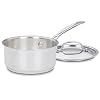 Cuisinart 719-16 Chef's Classic Stainless 1-1/2-Quart Saucepan with Cover