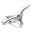 Longhorn Steer Cufflinks - Animal Themed Formal Wear - Cufflinks
