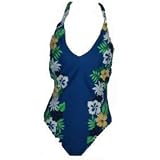 Women's Anne Cole Collection Swimwear Bathing Suit 1 Pc. Blue Hawaii Size 8