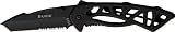 Buck Bones Hunting Knife (Black, Large)