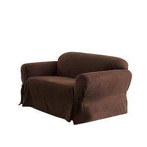 Sure Fit Simply Suede Slipcover, Sofa