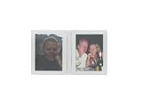 Kitchen & Housewares : Milestone Mini Twin Photo Frame - Silver