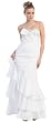 Strapless Junior Designer Prom Dress Long Gown #2575