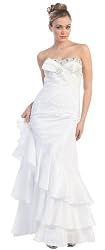 Strapless Junior Designer Prom Dress Long Gown #2575