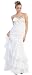 Strapless Junior Designer Prom Dress Long Gown #2575