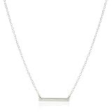 gorjana Knox Sterling Silver Bar Necklace