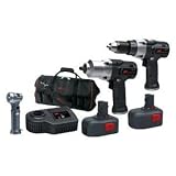 Black Friday Cheap Buy Ingersoll-Rand (IR IQV144K) 14.4 Volt 3/8″ Cordless Impact Wrench and 1/2″ Cordless Drill Combo Kit