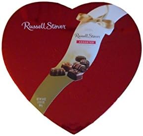 Russell Stover Chocolate Valentine Assorted EXTRA LARGE Heart 2 POUND Boxed Candy