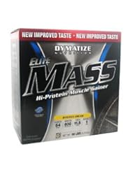 Health and Beauty: Dymatize Elite Mass Banana Cream 10lb - DYMATIZE