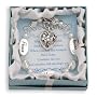 Clearly Charming Peace, Hope, Serenity Silver & Crystal Expressively Yours Bracelet